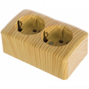 Двойная розетка Lezard VIOLA (751-5200-127)