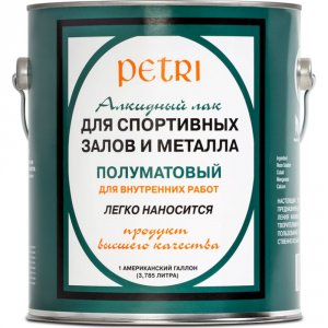 Алкидный лак для спортзалов PETRI Spar Gym (PC23011)