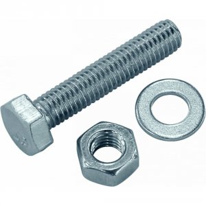 Оцинкованный шестигранный болт Tech-KREP М12х100 DIN933 (2 шт.) (136928)
