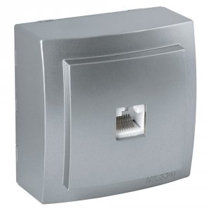 Розетка NILSON Themis metallic (26131044)