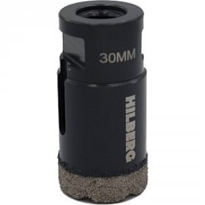 Алмазная коронка по керамике и керамограниту Hilberg Super Hard (HH630)