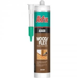 Акриловый герметик для дерева и паркета Akfix AS608 (ASW11)