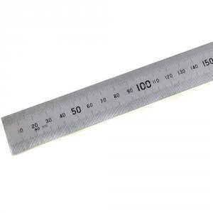 Металлическая измерительная линейка Micron 1000х35 мм, металлическая