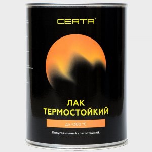 Термостойкий лак CERTA KRGL0001