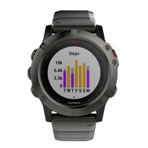 Спортивные часы Garmin Fenix 5x Sapphire Gr/Metal Band GPS(010-01733-03)