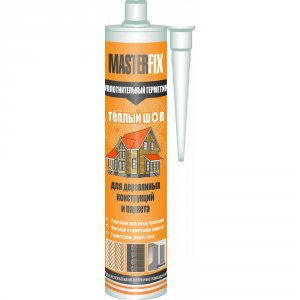 Уплотнительный герметик для деревянного домостроения MASTERFIX ТЕПЛЫЙ ШОВ (1530)