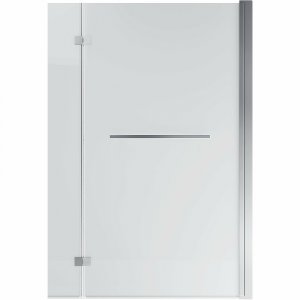 Шторка для ванной Grossman 80x150 GR-108 профиль Хром стекло прозрачное