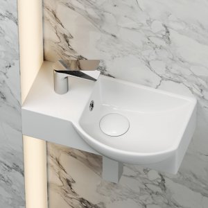Подвесной умывальник Ceramica Nova Element 40 R CN6039R Белая