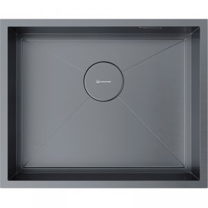 Кухонная мойка Omoikiri Kasen 54-16 INT GM вороненая сталь (4997061)