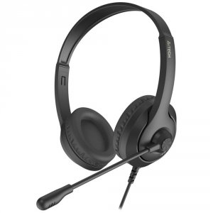Наушники с микрофоном A4Tech Fstyler FH100i черный 1.8м накладные оголовье (FH100I (STONE BLACK))