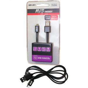 Кабель AVS Кабель AVS micro USB (1м) MR-301 (A78606S)