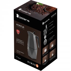 Турки и гейзерные кофеварки Polaris Kontur-4C (015182)