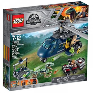 Конструкторы Lego Lego Jurassic World 75928 Конструктор Лего Мир Юрского Периода Погоня за Блю на вертолёте