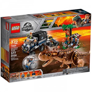 Конструкторы Lego Lego Jurassic World 75929 Конструктор Лего Мир Юрского Периода Побег в гиросфере от карнотавра