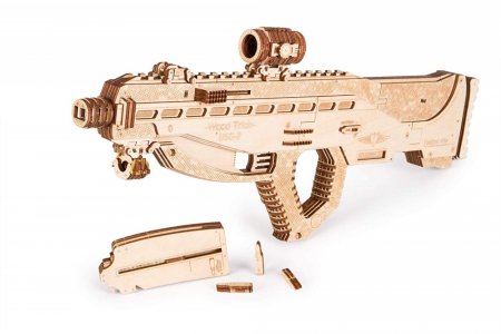 Сборная модель WOOD TRICK Штурмовая винтовка USG-2