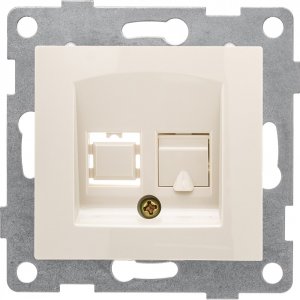 Одинарный механизм компьютерной розетки Gusi Electric С10К1-003