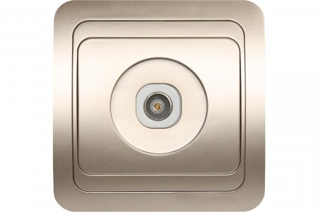 Одноместная телевизионная розетка Smartbuy Марс (SBE-02c-S1-TV)