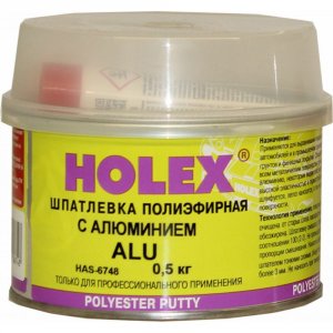 Полиэфирная шпатлевка HOLEX ALU (HAS-6748)