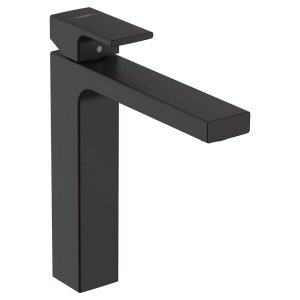 Смеситель для раковины Hansgrohe Vernis Shape черный матовый (71562670) (HG71562670)