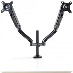 Кронштейны для мониторов Buro M8 черный 17"-27" макс.9кг крепление к столешнице поворот и наклон