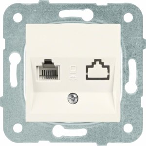 Розетка компьютерная Panasonic Karre Plus & Arkedia Slim WKTT04042BG-RU (WKTT0404-2BG)