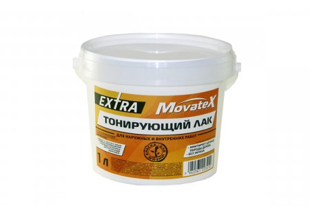 Тонирующий лак для наружных и внутренних работ Movatex EXTRA (Н00052)