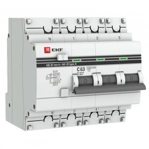Дифференциальный автомат EKF АД-32 PROxima (DA32-63-30-4P-a-pro)