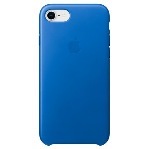 Чехол для iPhone Apple iPhone 8/7 Leather Case Electric Blue (MRG52ZM/A)