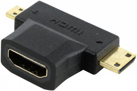 Переходник 5bites HDMI F / mini + micro HDMI M (HH1805FM-T)