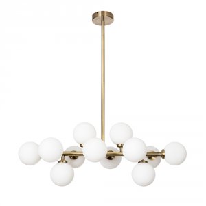 Люстра Arte Lamp Bolla-piccolo A3988SP-12AB Белая Бронза