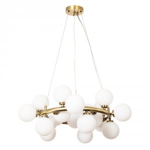 Люстра Arte Lamp Bolla-piccolo A3988SP-20AB Белая Бронза