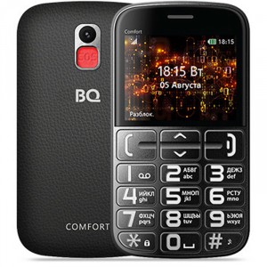Сотовый телефон BQ Mobile BQM-2441 Comfort (BQM-2441 Comfort Black/Silver)