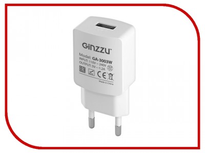Зарядное устройство Ginzzu GA-3003W