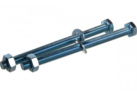Оцинкованный шестигранный болт Tech-KREP М10х140 DIN933 (2 шт.) (136919)