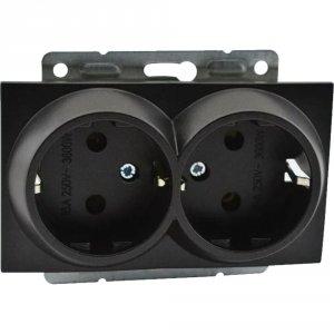 Механизм двойной розетки MONO ELECTRIC L/D (500-002004-120)