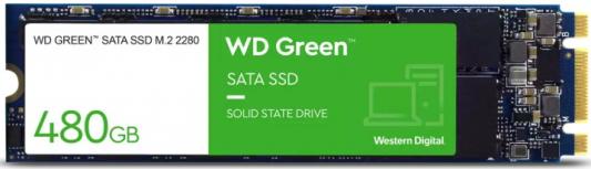 Твердотельный накопитель Western Digital Green SSD M.2 2280 (WDS480G3G0B)