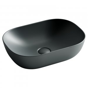 Раковина-чаша Ceramica Nova Element 46х33 темный антрацит матовый (CN6009MDH)