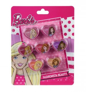 Косметика для девочек Markwins Markwins 9708151 Barbie Игровой набор детской декоративной косметики для губ
