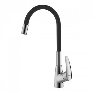 Смеситель для кухни Lemark Linara LM0415C-Black Хром Черный