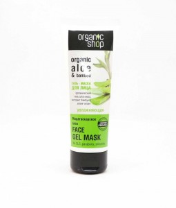 Маска-гель для упругой и эластичной кожи Organic Shop OS маска-гель для лица увлажняющая магадаскарский алоэ (5662387)
