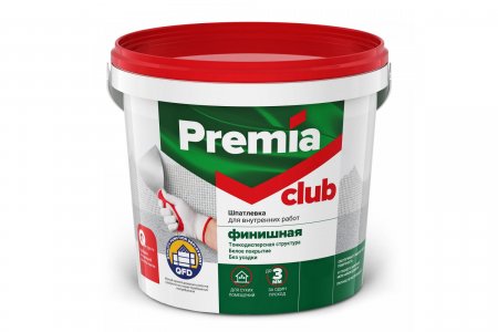 Финишная шпатлевка для внутренних работ Premia Club CLUB (О03949)