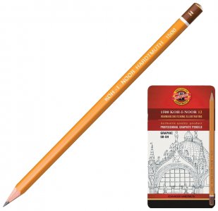 Набор чернографитных карандашей Koh-i-Noor 1502/III 5B-5H (1502012009PLRU)