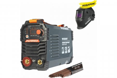 Сварочный инвертор Patriot WM260DVT MMA с подарком