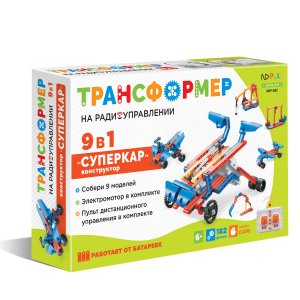 Радиоуправляемая игрушка ND Play "Суперкар" 9 в 1 (мультиколор) (NDP-082)