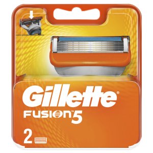 Средства для бритья Gillette Сменные кассеты Gillette (Жиллетт) Fusion5, 2 шт. (GIL048932)