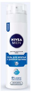 Средства для бритья Nivea Гель для бритья 3-дневной щетины для чувствительной кожи (NIV081739)