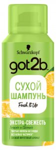 Шампунь для волос got2b Парфюмированный сухой шампунь Экстра-свежесть (GOT270314)