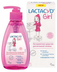 Уход за телом для детей LACTACYD Средство для интимной гигиены для девочек (LCT013810)