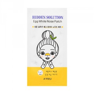 Пластырь для носа с экстрактом яичного белка A'PIEU Hidden Solution Egg White Nose Patch (8806185718486)