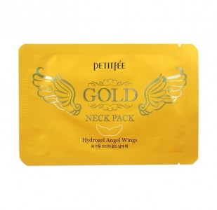 Гидрогелевые патчи для шеи Petitfee Angel Wings Gold Neck Hydrogel Pack